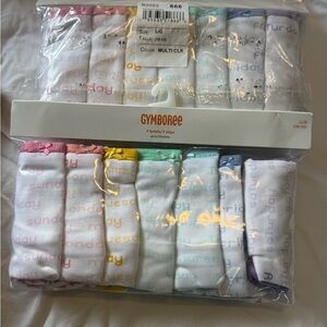 2 packs Gymboree Multicolor Days of the Week girls briefs (14 total)